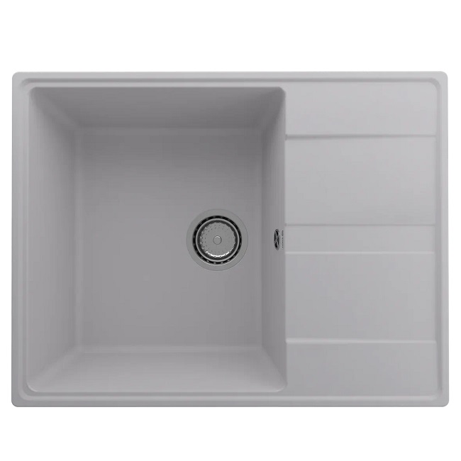 Мойка кварцевая (платина) 650х500 мм Ulgran Quartz Prima 650-04