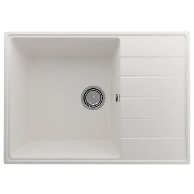 Мойка кварцевая (жасмин) 700х500 мм Ulgran Quartz Prima 700-01