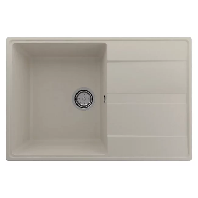 Мойка кварцевая (лен) 750х500 мм Ulgran Quartz Prima 750-02