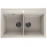 Мойка кварцевая (лен) 780х510 мм Ulgran Quartz Ruma 780-02 2S