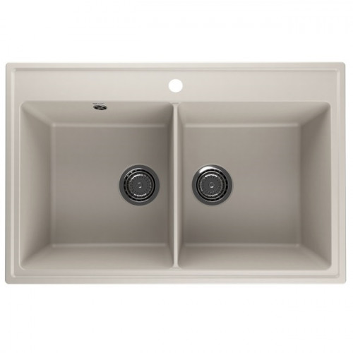 Мойка кварцевая (лен) 780х510 мм Ulgran Quartz Ruma 780-02 2S