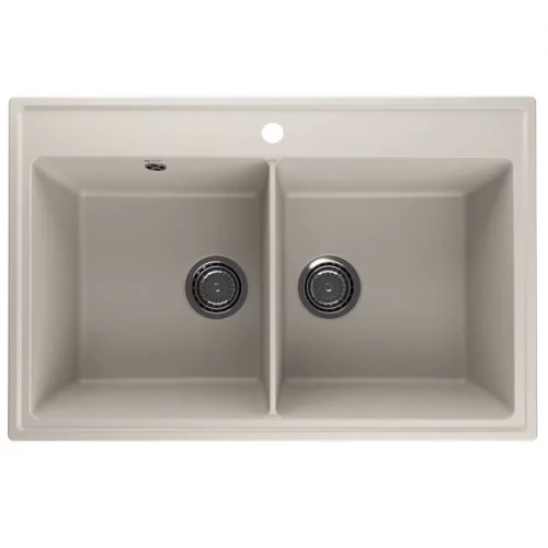 Мойка кварцевая (лен) 780х510 мм Ulgran Quartz Ruma 780-02 2S