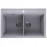 Мойка кварцевая (бетон) 780х510 мм Ulgran Quartz Ruma 780-05 2S
