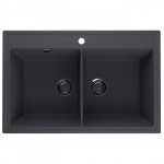 Мойка кварцевая (космос) 780х510 мм Ulgran Quartz Ruma 780-08 2S