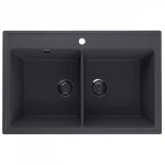 Мойка кварцевая (космос) 780х510 мм Ulgran Quartz Ruma 780-08 2S