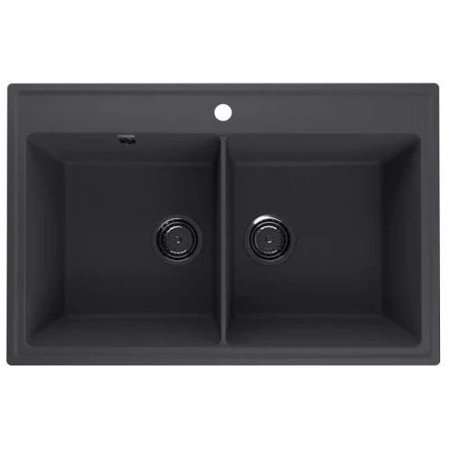 Мойка кварцевая (космос) 780х510 мм Ulgran Quartz Ruma 780-08 2S