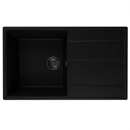 Мойка кварцевая (уголь) 850х500 мм Ulgran Quartz Prima 850-07