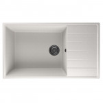 Мойка кварцевая (жасмин) 860х500 мм Ulgran Quartz Prima 860-01