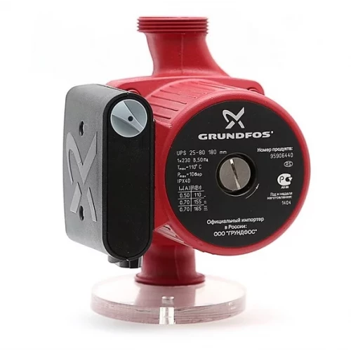 Насос циркуляционный UPS 25-80 (с гайками) Grundfos 