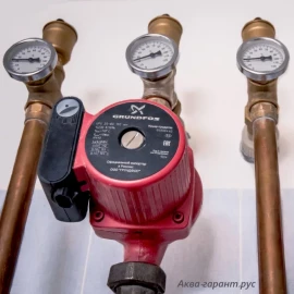 Насос циркуляционный UPS 25-80 (с гайками) Grundfos 