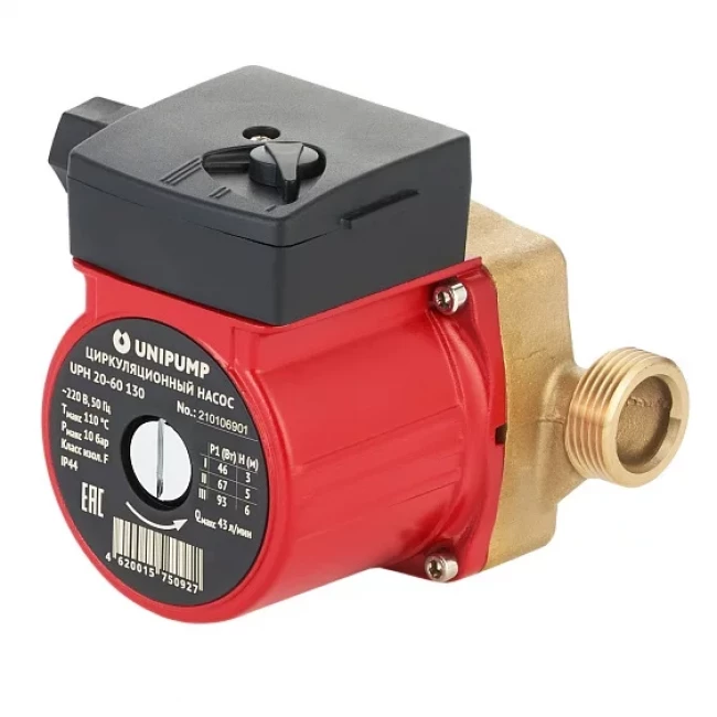 Насос циркуляционный для ГВС UPH 20-60 UNIPUMP 