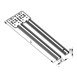 Раздвижная монтажная планка Walraven 59491624