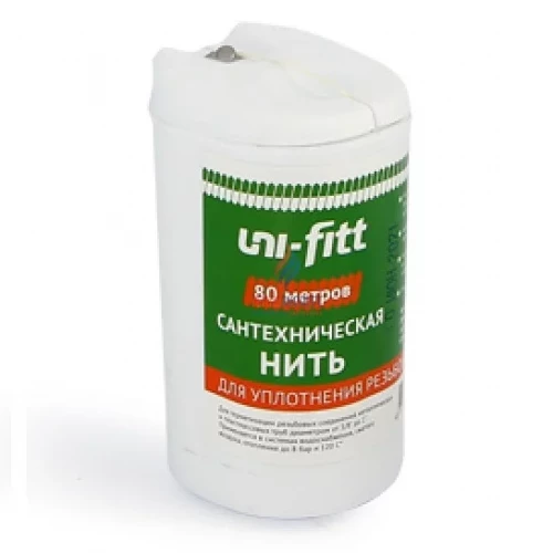 Сантехническая уплотнительная нить 80 метров UNI-FITT 
