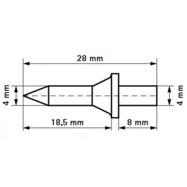 Дюбель забивной 4мм Walraven 6330018