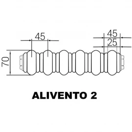 Радиатор стальной 1800 2-трубный 10-сек. ALIVENTO2 Faberg 