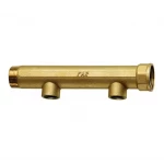 Коллектор латунный 11/2"х1" на 2 выхода FAR