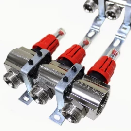 Коллекторная группа с расходомерами на 3 выхода General Fittings