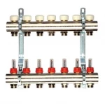 Коллекторная группа для теплого пола на 4 выхода General Fittings