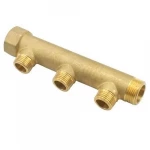 Коллектор латунный 3/4"х1/2"НР на 3 выхода SMS-402