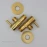 Кран шаровой (золото) "MINIMAL" 1/2"х1/2" Remer 128 L