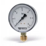 Манометр DN63 вертикальный 1/4" 16 бар Watts