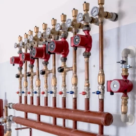 Насос циркуляционный UPS 25-40 (с гайками) Grundfos 