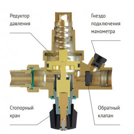 Клапан автоматической подпитки Uni-Fitt