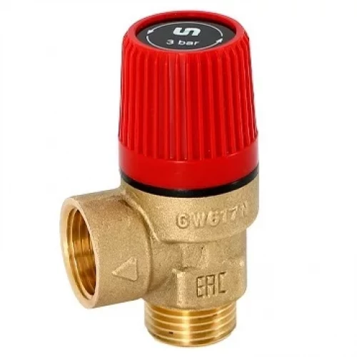 Предохранительный клапан 1/2"х1/2" ВН 6 бар Uni-Fitt