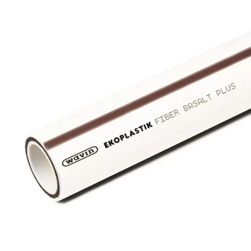 Труба п/п для отопления Fiber Basalt Plus (белая) Ø25х3,5 Ekoplastik