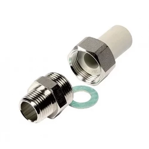 Разборное соединение c наружной резьбой Ø20-1/2" Ekoplastik