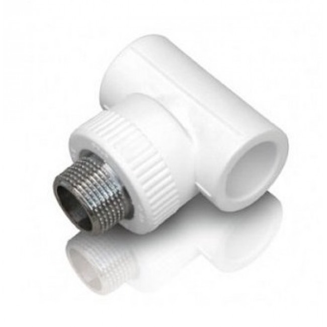 Тройник с наружной резьбой Ø20х1/2" Ekoplastik Therm Plus