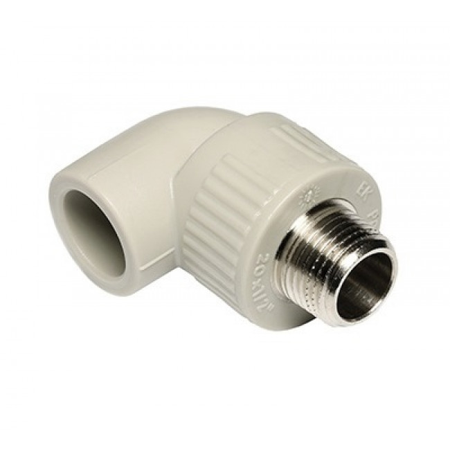 Уголок комбинированный с наружной резьбой Ø20х1/2" Ekoplastik