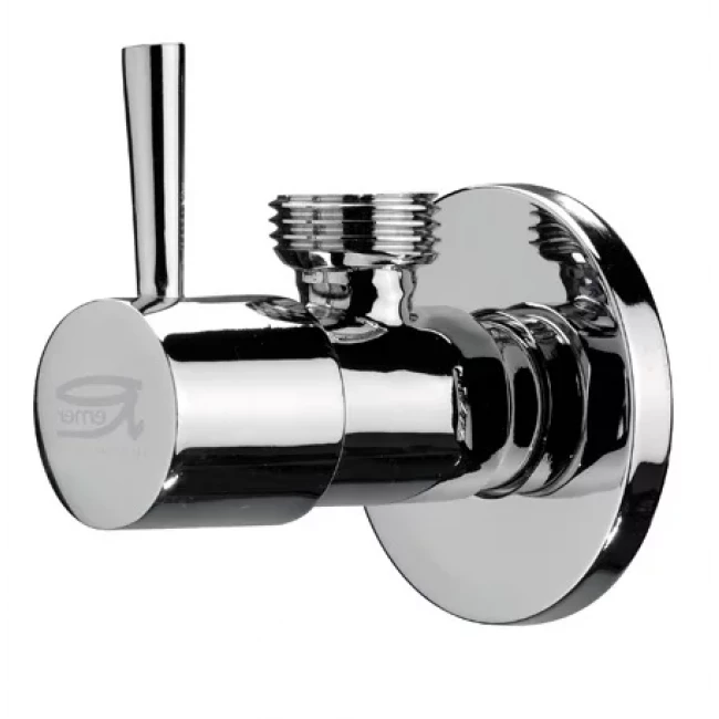 Кран шаровой угловой "MINIMAL" 1/2"х10ц Remer 128 L