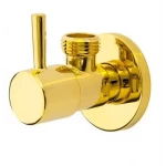 Кран шаровой (золото) "MINIMAL" 1/2"х1/2" Remer 128 L