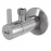 Кран шаровой угловой с фильтром 1/2"х3/8" Alcaplast