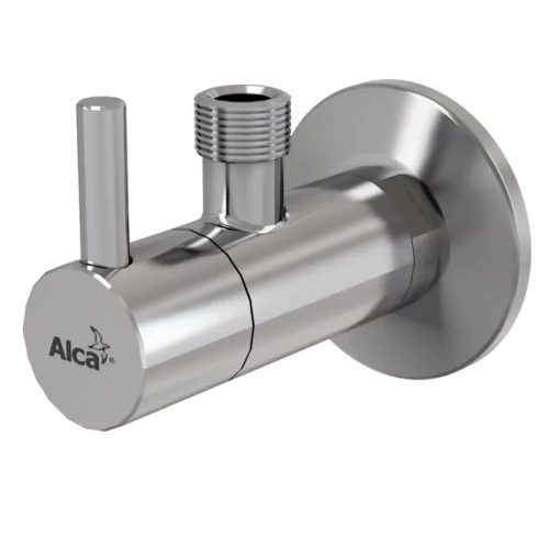 Кран шаровой угловой с фильтром 1/2"х3/8" Alcaplast