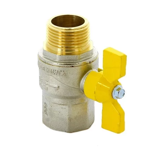 Кран газовый г/ш 1/2" бабочка F.I.V.