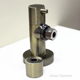 Кран 1/2"х10 угловой бронза McAlpine ANGVAL-10-AB