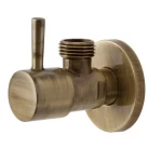 Кран угловой бронзовый 1/2"х1/2" Remer