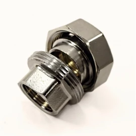 Американка латунная хром 1/2" г/г GF