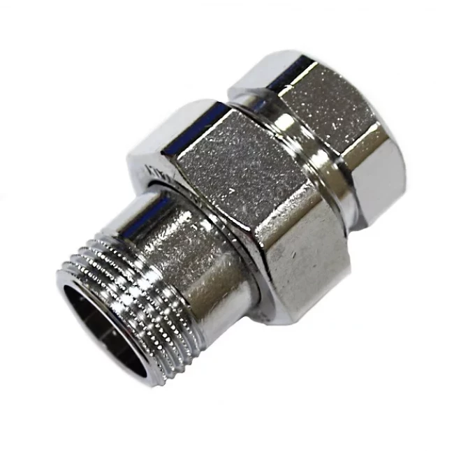 Американка латунная хром 1/2" г/ш GF
