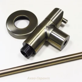 Кран 1/2"х10 угловой бронза McAlpine ANGVAL-10-AB