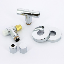 Кран 1/2"х10 угловой хром Viega Eleganta 1