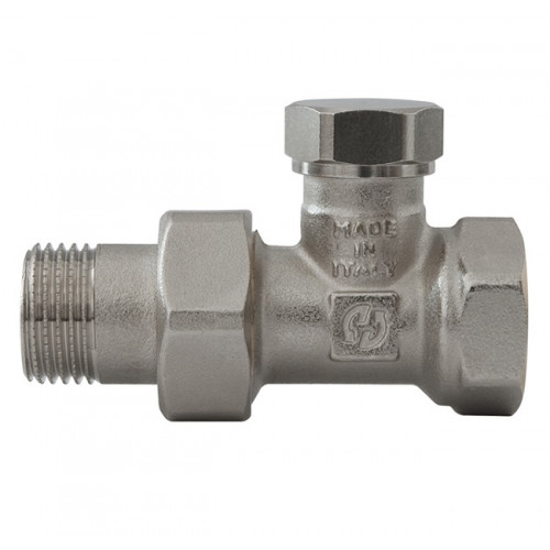 Кран радиаторный 1/2" прямой нижний General Fittings 