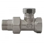 Кран радиаторный 1/2" прямой нижний General Fittings 