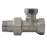 Кран радиаторный 1/2" прямой нижний General Fittings