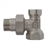 Кран радиаторный 1/2" угловой нижний General Fittings 
