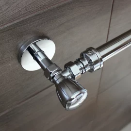 Кран хромированный угловой 1/2" SMS