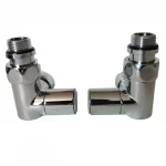 Комплект радиаторных кранов 3/4"х1/2" Luxon