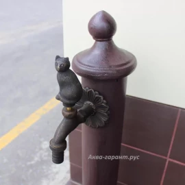 Садовый водоразборный кран "Кошка" Santera